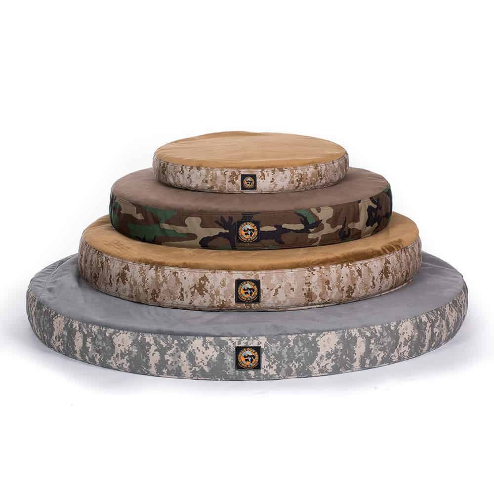 Replacement Round Soft Dog Bed Cover: Camo print | Gorilla ...